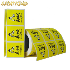 PL03 Customized Promotional Gift Packaging Waterproof Adhesive Label Sticker for Sealing Decoration