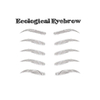 6D~ZX009 waterproof packing brown tattoo eyebrow stickers 4d temporary cosmetic tattoo sticker