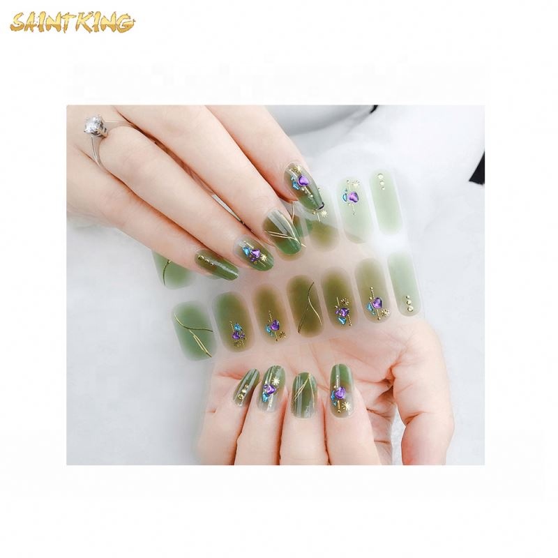 NS396 New Products 3d Colorful Flower Nail Art Stickers,designs Pictures for Wholesale