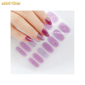 NS207 Oem/odm Beauty Sticker Flower Patterns Spring Nail Art Decals Xmas 3d Nail Self-adhesive Stickers for Women Girls Kids