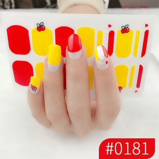 #0181 New 5 D Flower Series Nail Art Water Transfer Stickers DIY Nail Tips