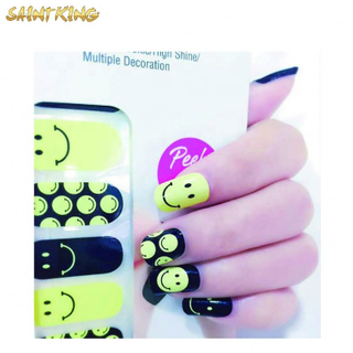 7 new arrival 16 designs nail art accessories butterfly flower nail sticker for nail supplies