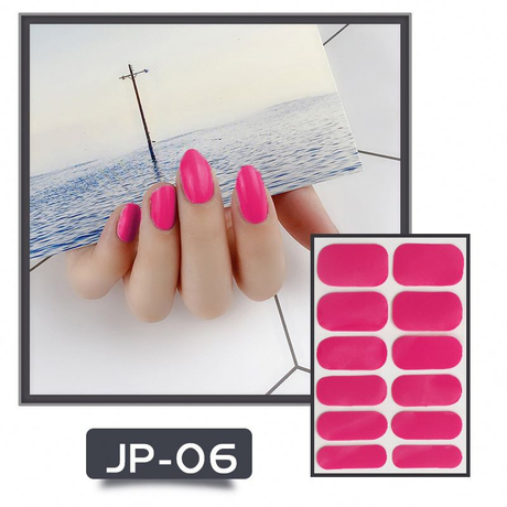 JP-06 new butterfly nail sticker heat shrink sheets diy 3d heat gun nail butterfly stickers nails