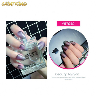 BT050 wholesale high quality solid color nail stickers cheap and easy to use