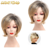 MLCH01 Black Straight Bob Wig for Black Or White Women Synthetic Bob Wig with Hair Bangs Cosplay Or Daily Wear Hairpiece