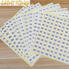 PL01 hot sale golden 3d stickers qr code color roll packaging labelanticounterfeit hologram label