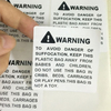 PL03 Custom Private Label Self Adhesive Round Matte Black Waterproof Printing Labels Paper Sticker