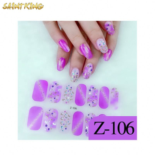 Z-106 2020 Newest 6 kinds Colorful 3D flower slice nail flake for nail decoration