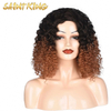 MLSH01 Lace Front Wigs Cheap Synthetic Hair Wigs Ladies Short Hair African Curly Wigs for Black Women