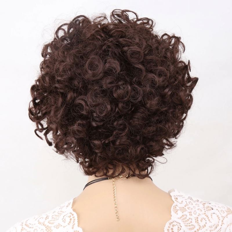 KCW01 Afro Deep Curly 13*4 Lace Front Bob Wigs Indian Human Hair Deep Wave Lace Front Short Blunt Cut Wig